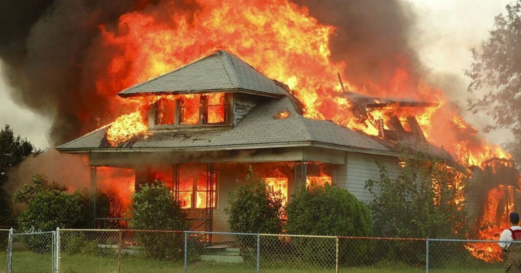 Meanings of House on Fire in Dream